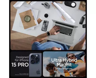 Чехол для iPhone 15 Pro Spigen Ultra Hybrid MagFit Zero One (ACS06721)