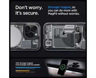 Чехол для iPhone 15 Pro Spigen Ultra Hybrid MagFit Zero One (ACS06721)