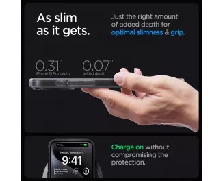 Чехол для iPhone 15 Pro Spigen Ultra Hybrid MagFit Zero One (ACS06721)