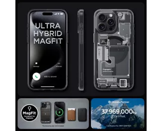 Чехол для iPhone 15 Pro Spigen Ultra Hybrid MagFit Zero One (ACS06721)