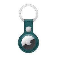Чохол для пошукового брелка Apple AirTag Leather Key Ring Forest Green (MM073)