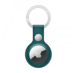 Чохол для пошукового брелка Apple AirTag Leather Key Ring Forest Green (MM073)