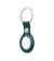 Чехол для поискового брелка Apple AirTag Leather Key Ring Forest Green (MM073)