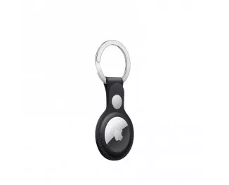 Чехол для поискового брелка Apple AirTag Leather Key Ring Midnight (MMF93)