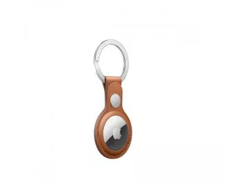 Чохол для пошукового брелка Apple AirTag Leather Key Ring Saddle Brown (MX4M2)