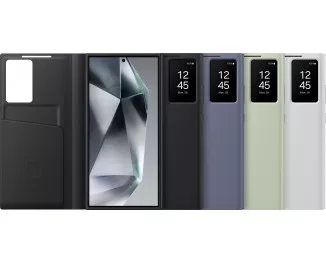 Чехол для смартфона Samsung Galaxy S24 Ultra (S928) Smart View Wallet Case Black
