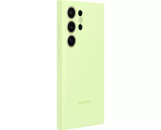 Чохол для смартфона Samsung Galaxy S24 Ultra  Samsung Silicone Case Light Green