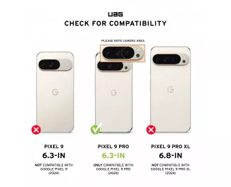 Чехол для смартфона UAG Google Pixel 9 Pro Plyo Pro Magnetic Ice/Silver (614458114333)