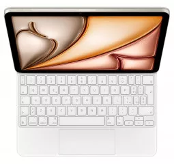 Чохол-клавіатура Apple Magic Keyboard для iPad Air 11 2025/2024 Italian White (MJQJ3T/A)