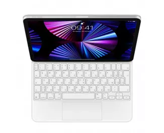 Чехол-клавиатура Apple Magic Keyboard для iPad Air 11 2025/2024 Russian White (MJQJ3RS/A)
