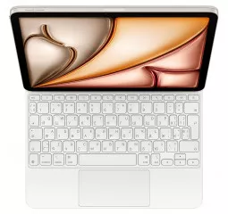 Чехол-клавиатура Apple Magic Keyboard для iPad Air 11 2025/2024 Ukrainian White (MDFV4UA/A)