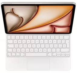 Чохол-клавіатура Apple Magic Keyboard для iPad Air 13 2025/2024 Italian White (MJQL3T/A)