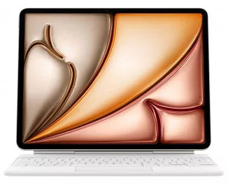 Чохол-клавіатура Apple Magic Keyboard для iPad Air 13 2025/2024 Ukrainian White (MDFW4UA/A)