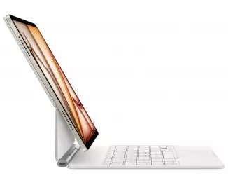 Чохол-клавіатура Apple Magic Keyboard для iPad Air 13 2025/2024 Ukrainian White (MDFW4UA/A)