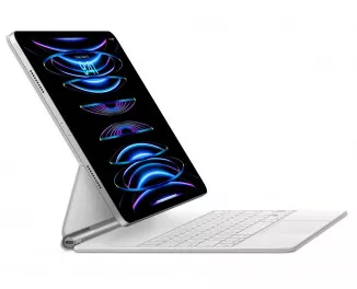 Чохол-клавіатура Apple Magic Keyboard для iPad Air 13 2025/2024 Ukrainian White (MJQL3UA/A)
