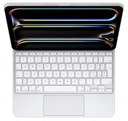 Чохол-клавіатура Apple Magic Keyboard для iPad Pro 11 2024 Italian White (MWR03T/A)