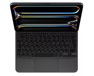 Чохол-клавіатура Apple Magic Keyboard для iPad Pro 11 2024 Ukrainian Black (MWR23UA/A)