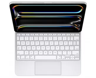 Чохол-клавіатура Apple Magic Keyboard для iPad Pro 11 2024 US English White (MWR03LL/A)
