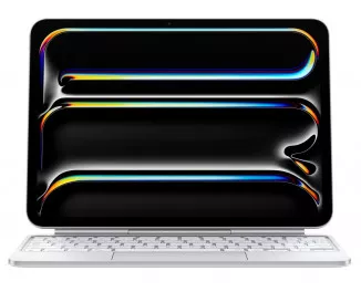 Чехол-клавиатура Apple Magic Keyboard для iPad Pro 11 2024 US English White (MWR03LL/A)