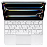 Чехол-клавиатура Apple Magic Keyboard для iPad Pro 13 2024 Ukrainian White (MWR43UA/A)