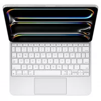 Чехол-клавиатура Apple Magic Keyboard для iPad Pro 13 2024 US English White (MWR43LL/A)