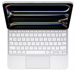 Чохол-клавіатура Apple Magic Keyboard для iPad Pro 13 2024 US English White (MWR43LL/A)