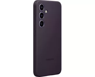 Чехол Samsung для Galaxy S24 (S921), Silicone Case, фиолетовый темный