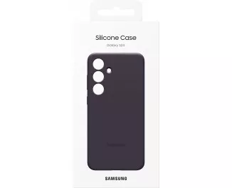 Чехол Samsung для Galaxy S24 (S921), Silicone Case, фиолетовый темный