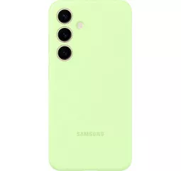 Чехол Samsung для Galaxy S24 (S921), Silicone Case, зеленый светлый