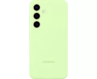 Чехол Samsung для Galaxy S24 (S921), Silicone Case, зеленый светлый
