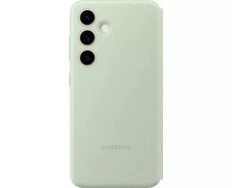 Чехол Samsung для Galaxy S24 (S921), Smart View Wallet Case, зеленый светлый