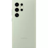 Чехол Samsung для Galaxy S24 Ultra (S928), Smart View Wallet Case, зеленый светлый