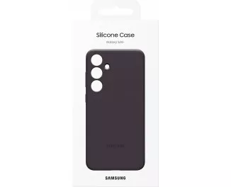 Чехол Samsung для Galaxy S24+ (S926), Silicone Case, фиолетовый темный