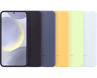Чехол Samsung для Galaxy S24+ (S926), Silicone Case, зеленый светлый