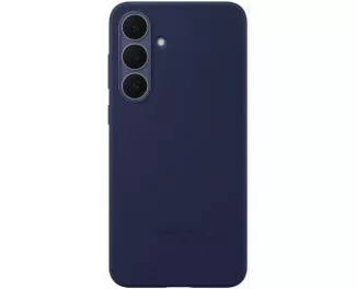 Чехол Samsung для Galaxy S25 FE (S731), Silicone case, синий темный