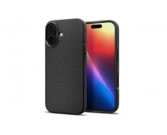Чехол Spigen для iPhone 17, Liquid Air, Matte Black