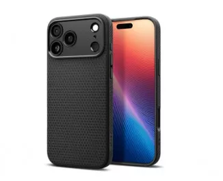 Чехол Spigen для iPhone 17 Pro, Liquid Air, Matte Black