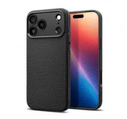 Чехол Spigen для iPhone 17 Pro Max, Liquid Air, Matte Black