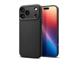 Чехол Spigen для iPhone 17 Pro Max, Liquid Air, Matte Black