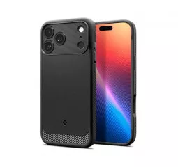 Чехол Spigen для iPhone 17 Pro, Rugged Armor MagFit, Matte Black