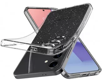 Чехол Spigen для Samsung Galaxy S24, Liquid Crystal Glitter, Crystal Quartz