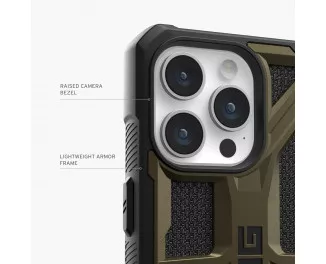 Чехол UAG для iPhone 15 Pro, Monarch, Kevlar Elemental Green
