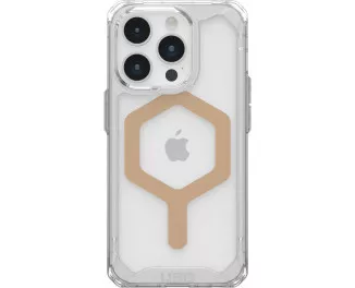 Чехол UAG для iPhone 15 Pro, Plyo Magsafe, Ice/Gold