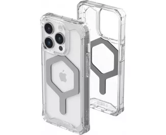 Чехол UAG для iPhone 15 Pro, Plyo Magsafe, Ice/Silver