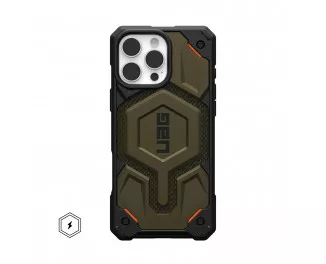 Чехол UAG для iPhone 16 Pro Max, Monarch Pro Magsafe, Kevlar Element Green (11445711397B)