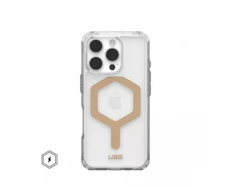Чехол UAG для iPhone 16 Pro, Plyo Magsafe, Ice/Gold (114480114381)