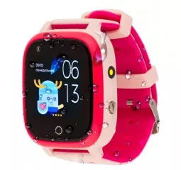Детские умные часы AmiGo GO005 4G Wi-Fi Thermometer Pink (UA)