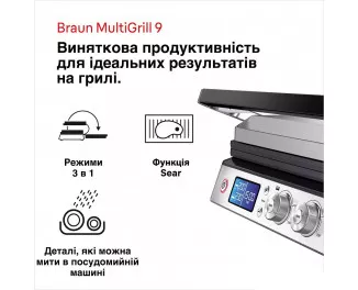 Электрогриль прижимной Braun MultiGrill 9 CG 9043