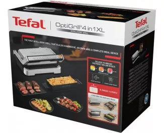Электрогриль прижимной Tefal OptiGrill 4in1 XL (GC784D30)