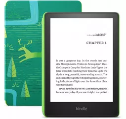 Електронна книга Amazon Kindle Paperwhite Kids 11th Gen. 16GB (2021) Black with Emerald Forest Cover
